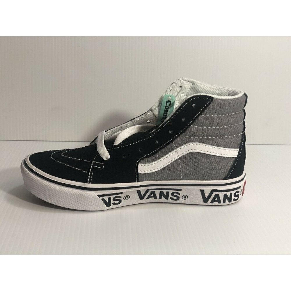 New Vans Toddler Comfycush Sk8-Hi Tape Mix lack Fr - Picture 4 of 12